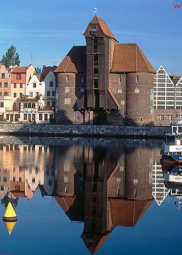 Gdańsk, żuraw, motława