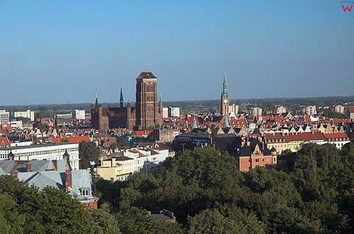 Panorama Gdańska z Góry Gradowej