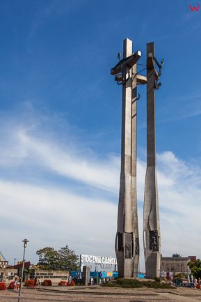 Gdansk, Europejskie Centrum Solidarnosci (ECS) - Pomnik Poleglych Stoczniowcow 1970. EU, PL, Pomorskie.