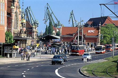Gdańsk, podwale grodzkie