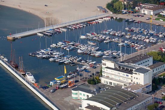 Port Jachtowy - Marina Gdynia. EU, Pl, pomorskie. Lotnicze.