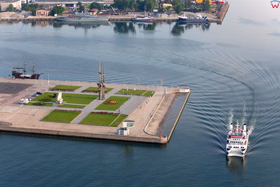 Gdynia Port, Basen I - Prezydenta. EU, Pl, pomorskie. Lotnicze.