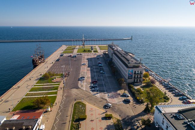 Gdynia, Molo Poludniowe EU, PL, Pomorskie. Lotnicze