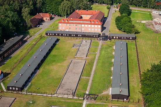 Sztutowo, oboz koncentracyjny Stutthof. EU, PL, Pomorskie. Lotnicze.