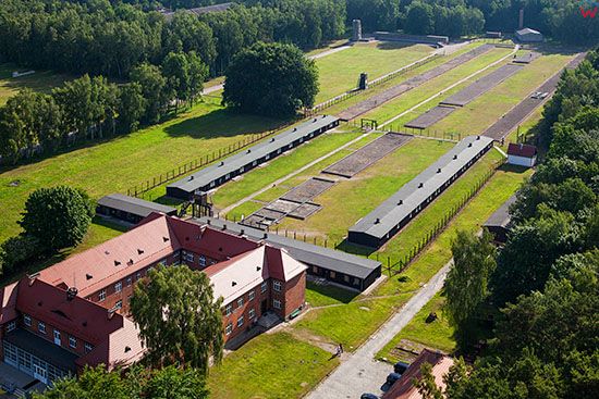 Sztutowo, oboz koncentracyjny Stutthof. EU, PL, Pomorskie. Lotnicze.