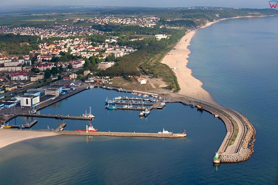 Port we Wladyslawowie. EU, PL, Pomorskie, Lotnicze.