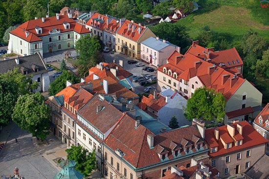 Sandomierz - Stare Miasto. EU, Pl, Swietokrzyskie. LOTNICZE.