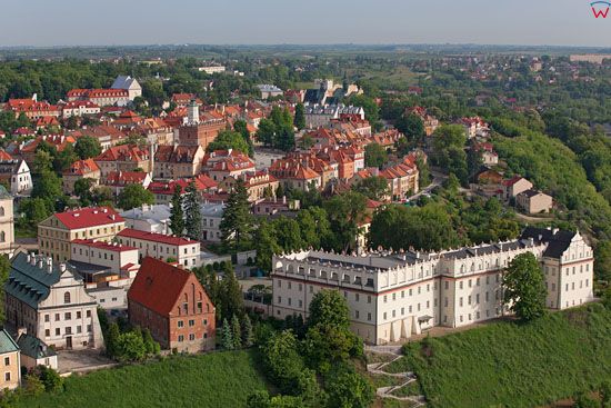 Sandomierz - Stare Miasto. EU, Pl, Swietokrzyskie. LOTNICZE.