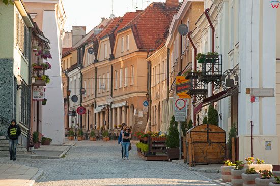 Sandomierz - ulica Mariacka. EU, Pl, Swietokrzyskie.