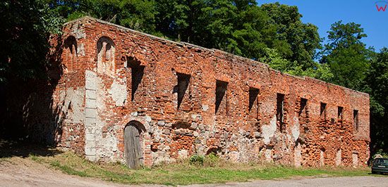 Jasienica, ruiny dawnego klasztoru. EU, Pl, Zachodniopomorskie.