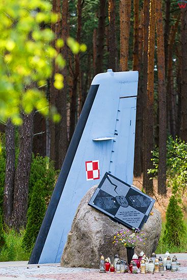 Miroslawiec, Pomnik ofiar katastrofy samolotu CASA  C-295 M z dnia 28.01.2008. EU, Pl, Zachodniopomorskie.