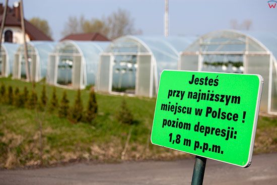 PL, warm-maz. Raczki Elblaskie - najnizszy punkt w Polsce.