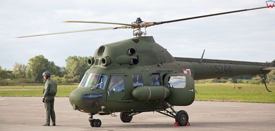 Smiglowiec Mi-2 EU, Pl, Pomorskie.