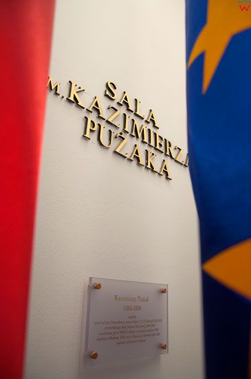 Sala im. Kazimierza Puzaka (Kolumnowa) w budynku Sejmu.