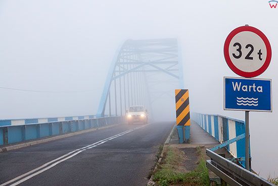Swierkocin, most na Warcie. EU, Pl, Lubuskie.
