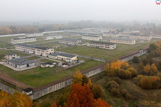 Kaminsk, Zaklad Karny polozony na N od Gorowa Ilaweckiego. EU, PL, Warm-Maz.