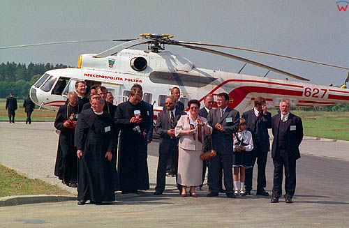Elk, 8 czerwiec 1999 r. Pielgrzymka Jana Pawła II do Polski.