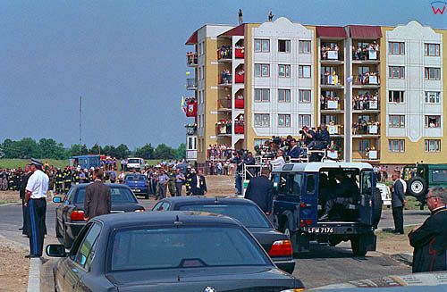 Elk, 8  czerwiec 1999 r. Pielgrzymka Jana Pawła II do Polski.