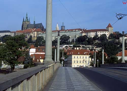 Praga, panorama na Hradczany