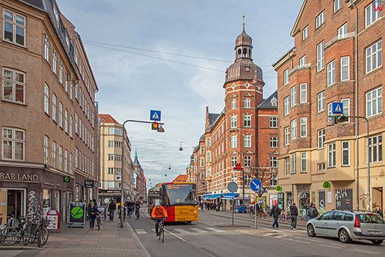 Kopenhaga (Dania). Ulica Amagerbrogade