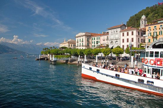 Bellagio nad jeziorem Como. EU, Italia, Lombardia/Como.