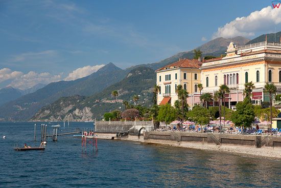 Bellagio nad jeziorem Como. EU, Italia, Lombardia/Como.