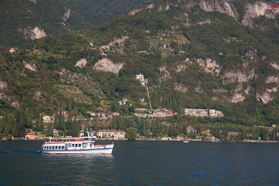 Jezioro Como w okolicy Bellagio. EU, Italia, Lombardia/Como.