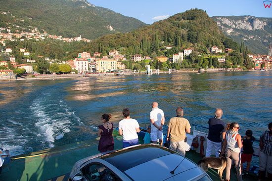Jezioro Como w okolicy Varenny. EU, Italia, Lombardia/Como.