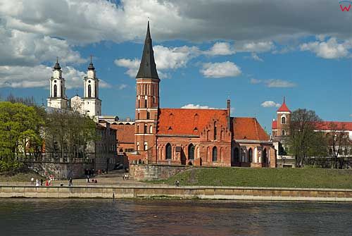 Litwa-Kowno (Kaunas). kościół Witolda.
