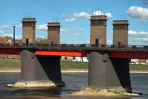 Litwa-Kowno (Kaunas). Most na Niemnie.