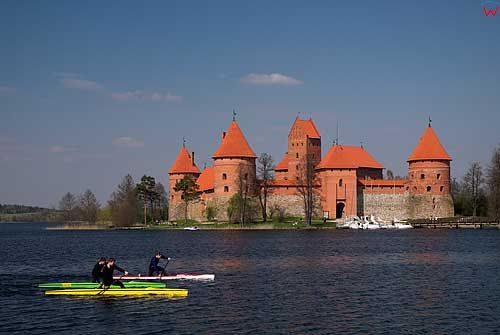 Litwa-Troki. Nowy zamek obronny.