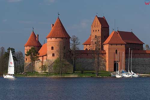 Litwa-Troki. Nowy zamek obronny.