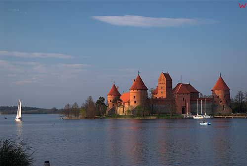 Litwa-Troki. Zamek Obronny.