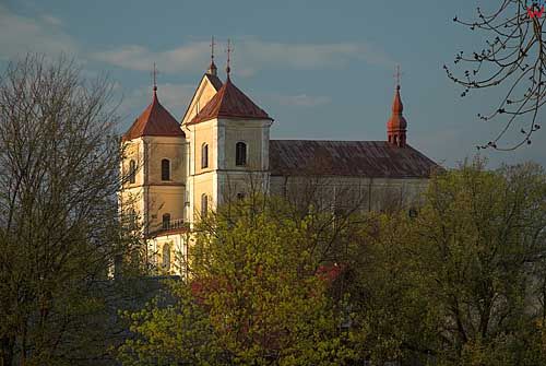 Litwa-Troki. Kościół farny.
