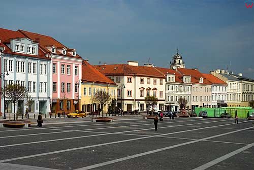 Litwa-Wilno. Kamienice przy rynku