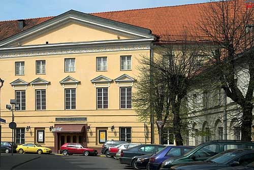 Litwa-Wilno. Budynek teatru.
