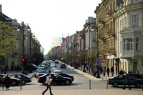 Litwa-Wilno. Ulica Mickiewicza.