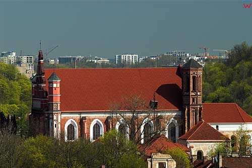 Litwa-Wilno. Kościół Bernardynów.