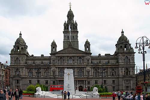 Szkocja-Glasgow. Ratusz.