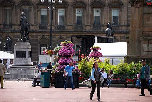 Szkocja-Glasgow. George Square.