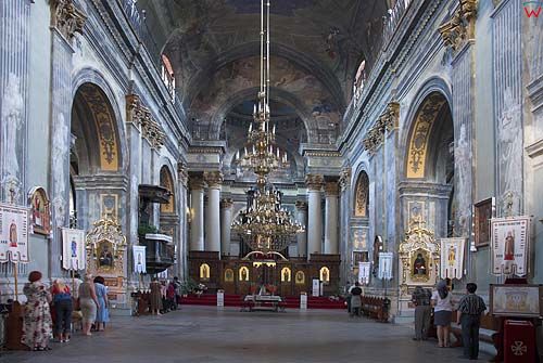 Lwów. Wnętrze cerkwi św. Michaiła.
